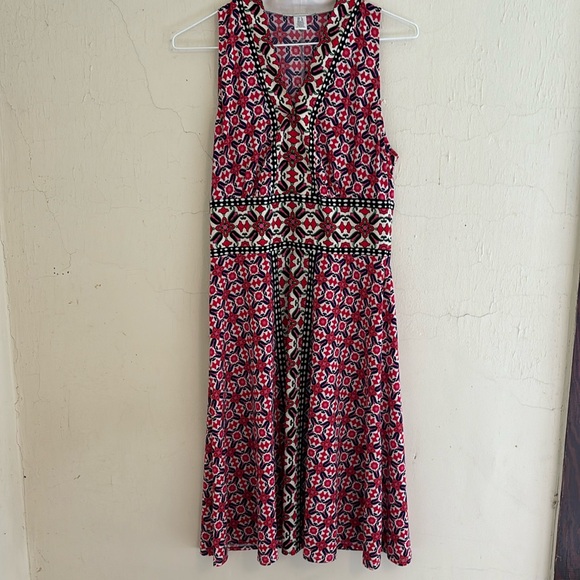 London Times Dresses & Skirts - SOLD London Times sleeveless multicolored midi dress size 6